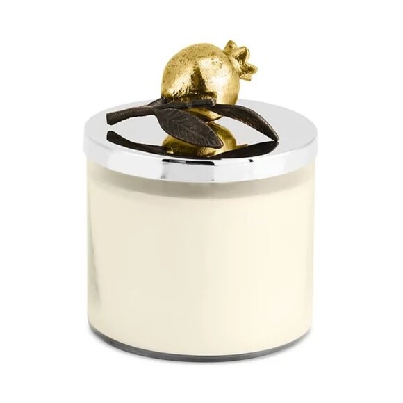 NIB Michael Aram Pomegranate Scented Candle With Decorative Lid - Picture 2 of 11